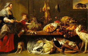 Kitchen-Still-Life-with-a-Maid-and-Young-Boy_Frans-Snyders-Jan-Boeckhorst_1650
